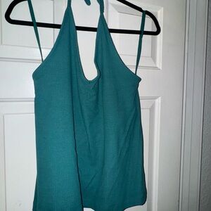 Old Navy Blue Backless Sleeveless Tank Top